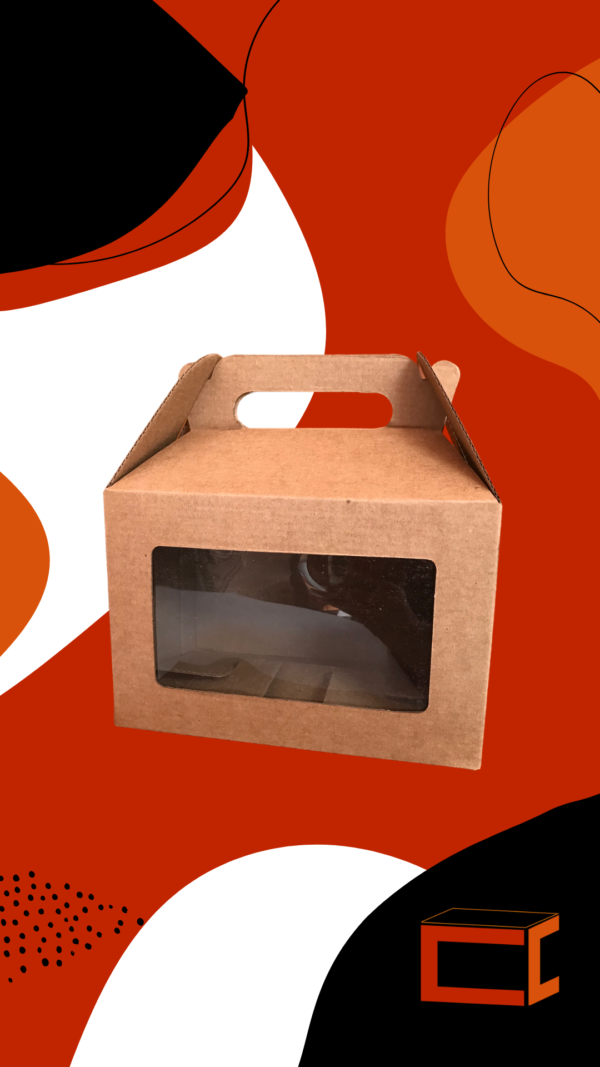 Box Luch Kraft con Ventana